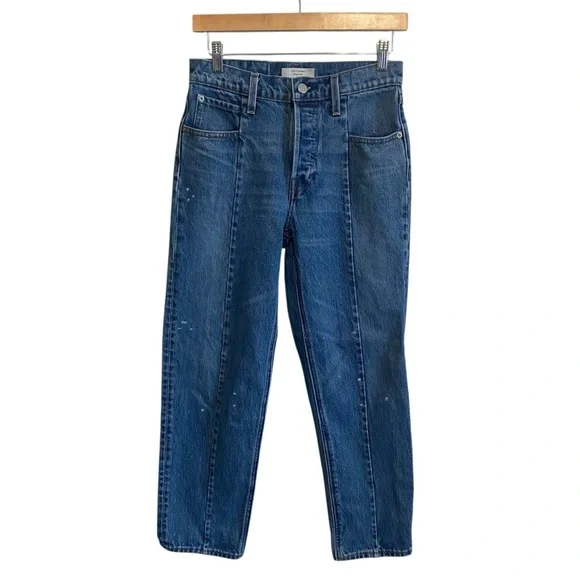 Levi's Altered Straight Mid Rise Button Fly Blue Jeans Size 27